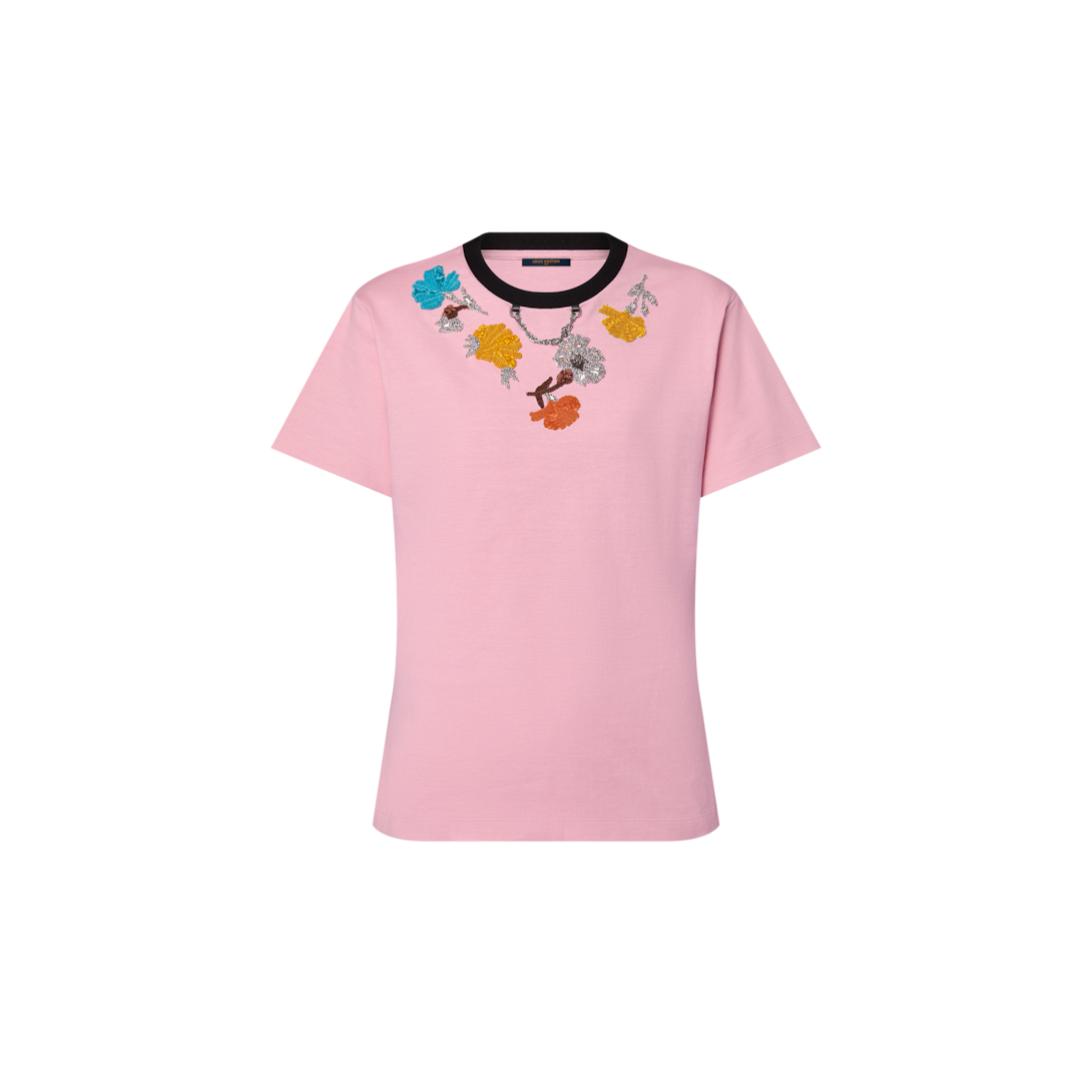 Embroidered Carnation T-Shirt - Ready to Wear | LOUIS VUITTON